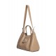 Sac cabas simili cuir beige