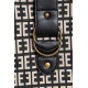 Sac monogramme noir et écru