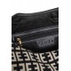 Sac monogramme noir et écru