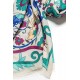 Chèche en voile imprimé floral
