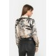 Blouse épaulettes à motif jungle