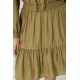 Robe courte cintrée pistache
