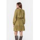 Robe courte cintrée pistache
