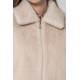 Blouson réversible beige