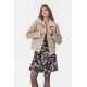Blouson réversible beige