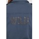Veste avec broderies bleu