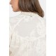Blouse inspiration victorienne écrue