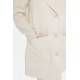 Manteau réversible écru