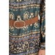 Robe et ceinture aux motifs aztèque