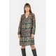 Robe et ceinture aux motifs aztèque