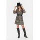 Robe et ceinture aux motifs aztèque