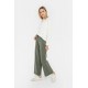 Pantalon large kaki