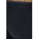 Pantalon bi-matières rayé