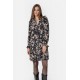 Robe courte imprimé floral