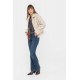 Blouse col cravate motif amérindien