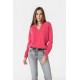 Pull col V rose