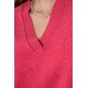 Pull col V rose