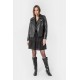 Robe courte cintrée noir