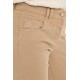 Pantalon slim beige