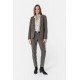 Pantalon cigarette kaki