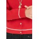 Gilet inspiration couture rouge et écru