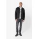 Blouson en drap de laine noir