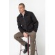 Blouson en drap de laine noir