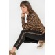Sweat oversized imprimé léopard