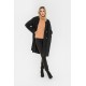 Legging noir avec bande léopard