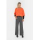 Pantalon en maille noir et blanc