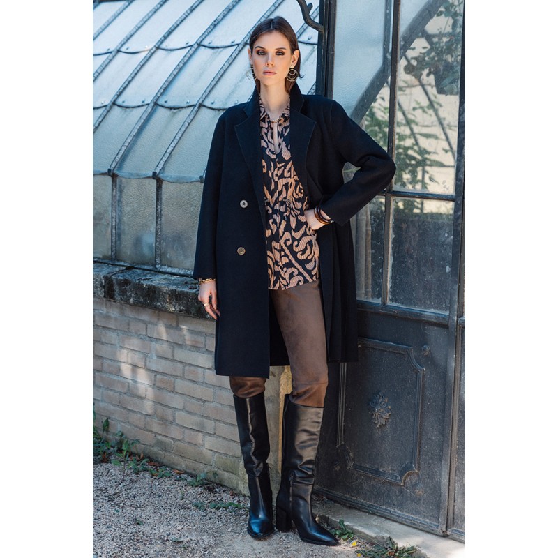 Manteau long noir