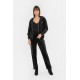 Pantalon velours cocooning noir