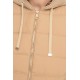 Doudoune sans manches beige