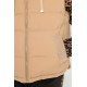 Doudoune sans manches beige