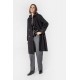Gilet velours zippé noir