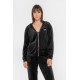 Gilet velours zippé noir