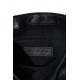 Pochette en cuir noir