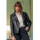 Perfecto en cuir noir
