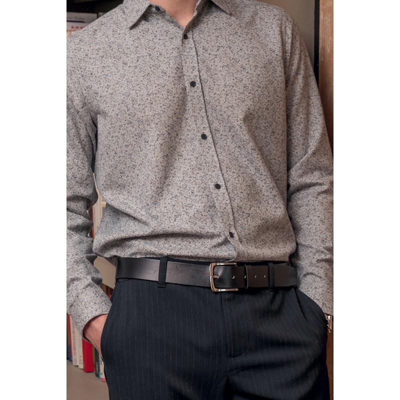 Ceinture en cuir noir