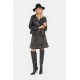 Robe courte choco et noir