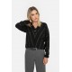 Pull noir et lurex