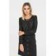 Top noir esprit dentelle