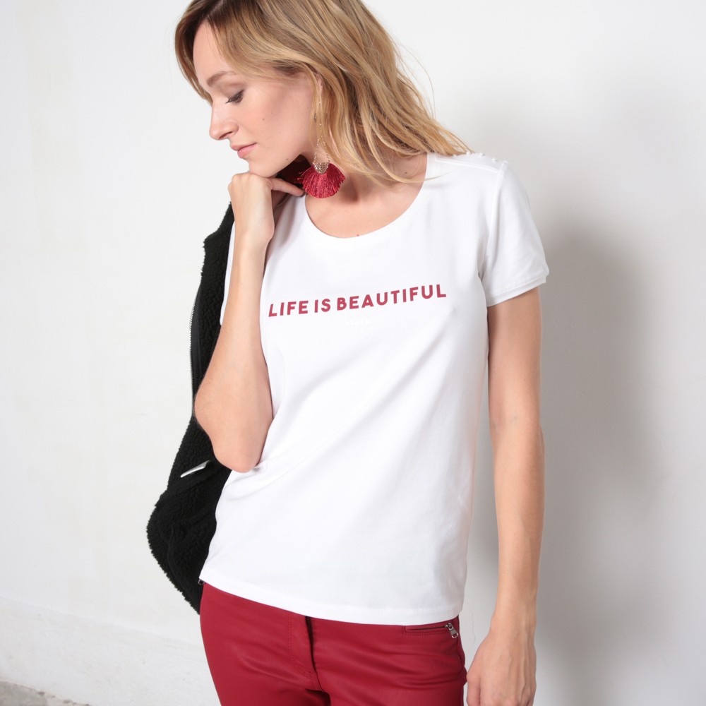Tee-shirt MC 18RIVABLAN Tee-shirt MC 18RIVABLAN