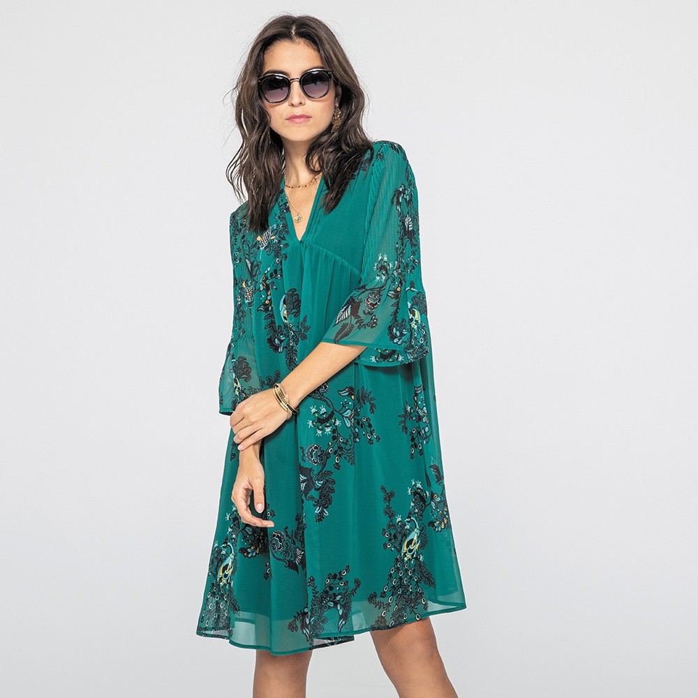 Robe imprimé vert Robe imprimé vert