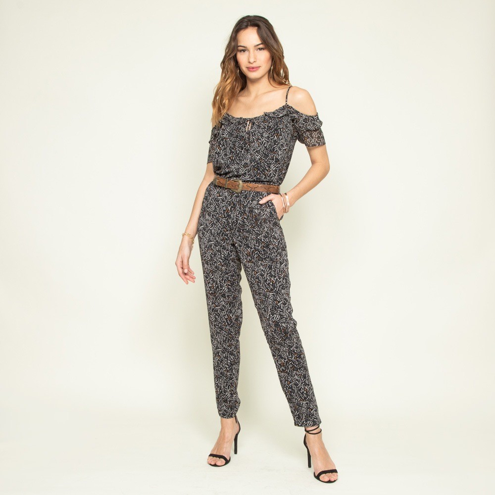 Pantalon noir et écru Pantalon noir et écru
