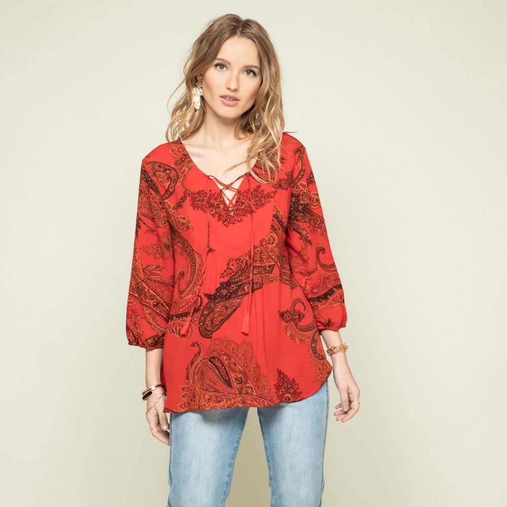 Blouse rouge Blouse rouge