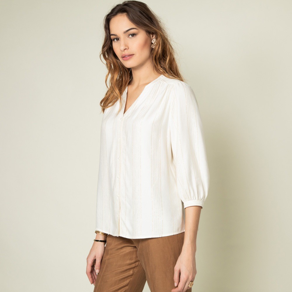 Blouse vanille Blouse vanille