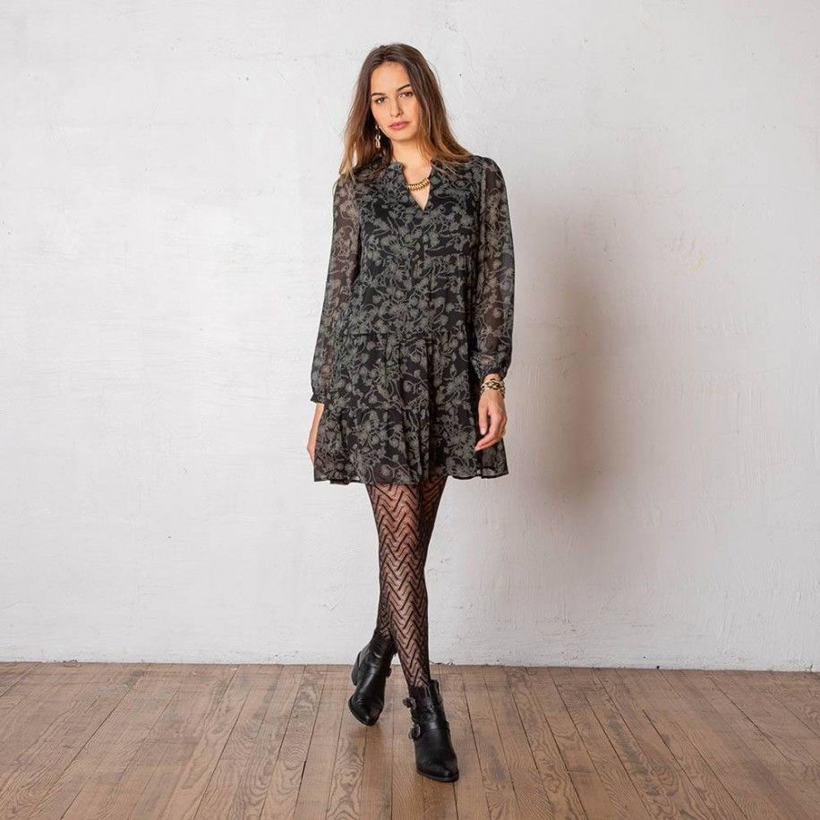robe verte droite