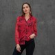Blouse évasée style hippy chic à col V