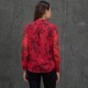 Blouse évasée style hippy chic à col V